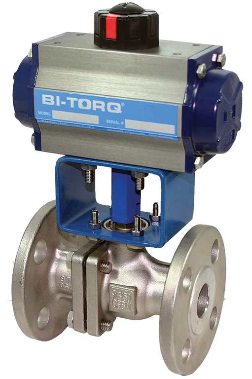 IS-2PF (150# Flanged) Pneumatic Actuator Ball Valves